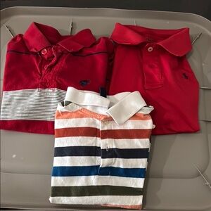 3 Red Kids Polo Shirt